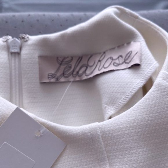 Lela Rose "Blair" Dress in Cream - Size 8 - Picture 10 of 10